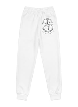 Youth Joggers with Anchor 'I Never Go To The Ocean I Go To The Beach' Graphic