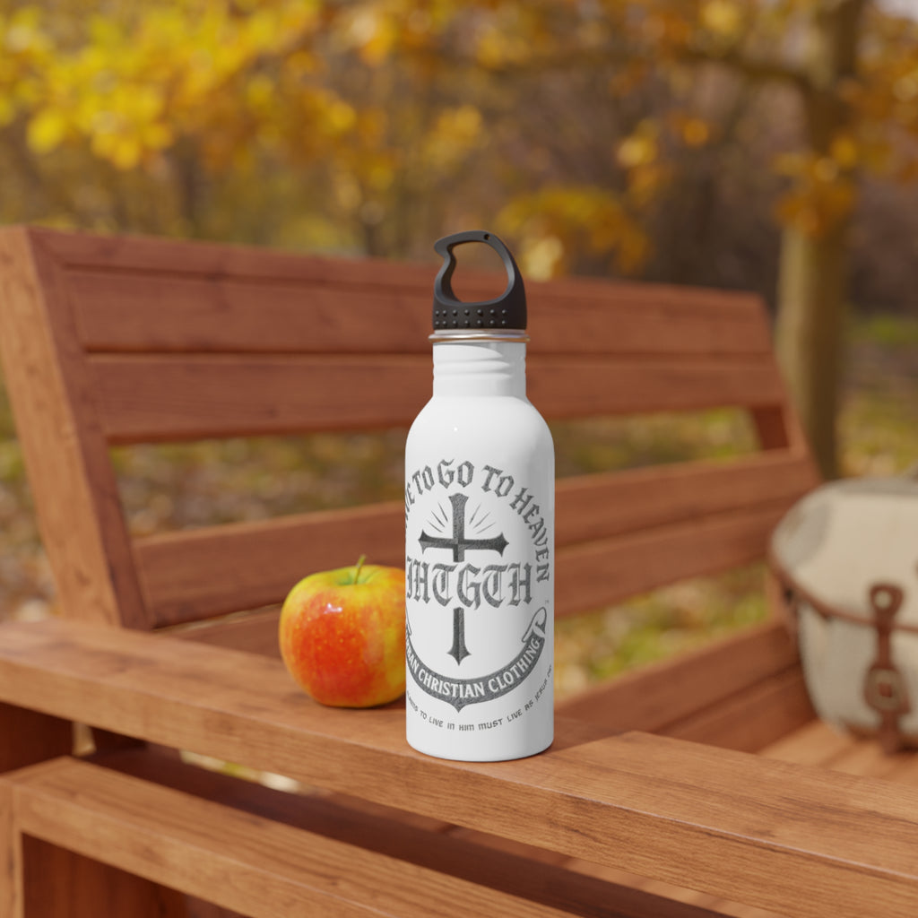 Christian Cross Stainless Steel Water Bottle — 
