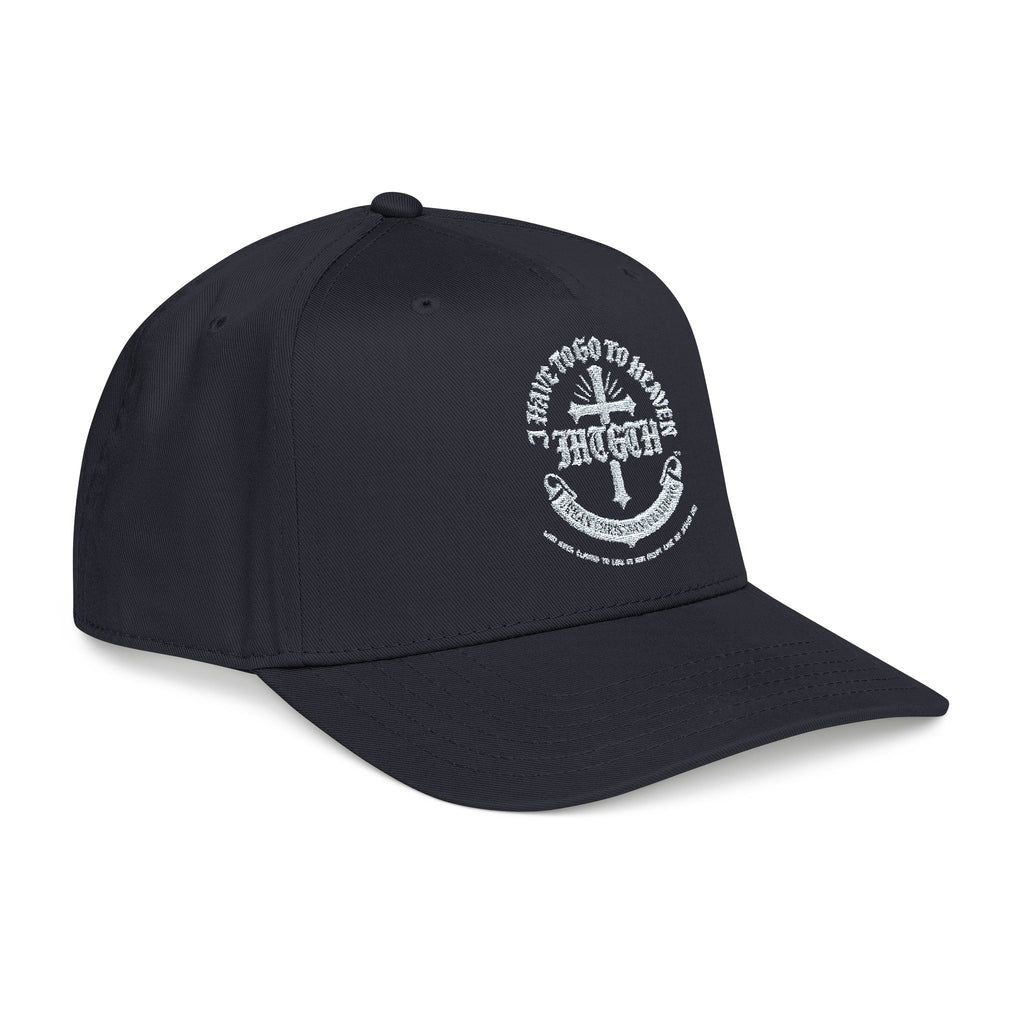 Anchor & Wave Baseball Cap — Nautical Embroidered Mid Profile Hat
