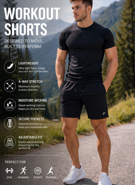 Workout shorts